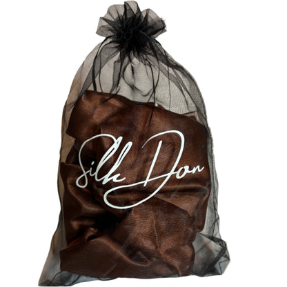 SilkDon Brown Bonnet Bag